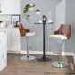 Ariana Adjustable Barstool - Set of 2 By LumiSource - BS-ARIA RNT2 CHRWLBG2 | Bar Stools | Modishstore - 4