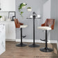 Ariana Adjustable Barstool - Set of 2 By LumiSource - BS-ARIA RNT2 BKWLBG2 | Bar Stools | Modishstore - 4