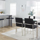 Fuji Stacker 26" Fixed-Height Counter Stool - Set of 3 By LumiSource - B26-FUJIV SSBK3 | Counter Stools | Modishstore - 4