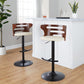 Cosi Adjustable Barstool - Set of 2 By LumiSource - BS-COSIPU-RT2 BKWLBN2 | Bar Stools | Modishstore - 11