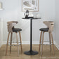 Cosini 30" Fixed-Height Barstool - Set of 2 By LumiSource - B30-COSIPU-GRTZR2 LGYLGYBK2 | Bar Stools | Modishstore - 4