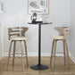 Cosini 30" Fixed-Height Barstool - Set of 2 By LumiSource - B30-COSIPU-GRTZR2 LGYLGYBK2 | Bar Stools | Modishstore - 13