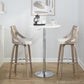 Charlotte 30" Fixed-Height Barstool - Set of 2 By LumiSource - B30-CHARLOTFB-GRTZR2 LGYLGYCR2 | Bar Stools | Modishstore - 4