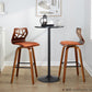 Folia 30" Fixed-Height Barstool - Set of 2 By LumiSource - B30-FOLIAFB-GRTZQ2 LGYLGYLGY2 | Bar Stools | Modishstore - 12