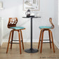 Folia 30" Fixed-Height Barstool - Set of 2 By LumiSource - B30-FOLIAFB-GRTZQ2 LGYLGYLGY2 | Bar Stools | Modishstore - 24