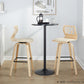 Folia 30" Fixed-Height Barstool - Set of 2 By LumiSource - B30-FOLIAPU-GRTZX2 NANACR2 | Bar Stools | Modishstore - 2