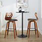 Folia 30" Fixed-Height Barstool - Set of 2 By LumiSource - B30-FOLIAPU-GRTZX2 NANACR2 | Bar Stools | Modishstore - 14