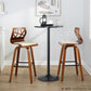 Folia 30" Fixed-Height Barstool - Set of 2 By LumiSource - B30-FOLIAPU-GRTZX2 NANACR2 | Bar Stools | Modishstore - 24