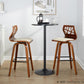 Folia 30" Fixed-Height Barstool - Set of 2 By LumiSource - B30-FOLIAPU-GRTZX2 NANACR2 | Bar Stools | Modishstore - 25