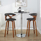 Gardenia 30" Fixed-Height Barstool - Set of 2 By LumiSource - B30-GARDFB-GRTZR2 WLWLCHAR2 | Bar Stools | Modishstore - 4