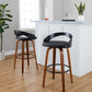 Grotto 30" Fixed-Height Barstool - Set of 2 By LumiSource - B30-GROTTOPU-GRTZR2 NANABN2 | Bar Stools | Modishstore - 43