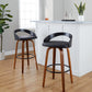 Grotto 30" Fixed-Height Barstool - Set of 2 By LumiSource - B30-GROTTOPU-GRTZR2 NANABN2 | Bar Stools | Modishstore - 44