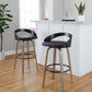 Grotto 30" Fixed-Height Barstool - Set of 2 By LumiSource - B30-GROTTOPU-GRTZR2 NANABN2 | Bar Stools | Modishstore - 31