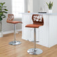 Folia Adjustable Barstool - Set of 2 By LumiSource - BS-FOLIAFB-RT2 CHRLGYLGY2 | Bar Stools | Modishstore - 18