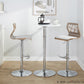 Folia Adjustable Barstool - Set of 2 By LumiSource - BS-FOLIAFB-RT2 CHRLGYLGY2 | Bar Stools | Modishstore - 3
