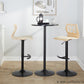 Folia Adjustable Barstool - Set of 2 By LumiSource - BS-FOLIAPU-RT2 BKNACR2 | Bar Stools | Modishstore - 3