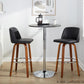 Toriano 30" Fixed-Height Barstool - Set of 2 By LumiSource - B30-TRNOPU-GRTZR2 WLBK2 | Bar Stools | Modishstore - 3