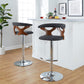 Gardenia Adjustable Barstool - Set of 2 By LumiSource - BS-GARDFB-RT2 CHRWLCHAR2 | Bar Stools | Modishstore - 3