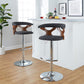 Gardenia Adjustable Barstool - Set of 2 By LumiSource - BS-GARDFB-RT2 CHRWLCHAR2 | Bar Stools | Modishstore - 4