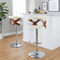 Gardenia Adjustable Barstool - Set of 2 By LumiSource - BS-GARDPU-RT2 CHRNACR2 | Bar Stools | Modishstore - 14