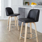 Toriano 24" Fixed-Height Counter Stool - Set of 2 By LumiSource - B24-TRNOPU-GRTZR2 NABK2 | Counter Stools | Modishstore