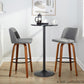 Toriano 30" Fixed-Height Barstool - Set of 2 By LumiSource - B30-TRNOFB-GRTZQ2 WLGY2 | Bar Stools | Modishstore - 3