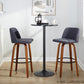 Toriano 30" Fixed-Height Barstool - Set of 2 By LumiSource - B30-TRNOFB-GRTZQ2 WLBU2 | Bar Stools | Modishstore - 3