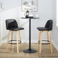 Toriano 30" Fixed-Height Barstool - Set of 2 By LumiSource - B30-TRNOPU-GRTZQ2 LGYBK2 | Bar Stools | Modishstore - 34