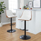 Gianna Adjustable Barstool - Set of 2 By LumiSource - BS-GNNPU-RT2 BKWLW2 | Bar Stools | Modishstore - 2