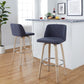 Toriano 30" Fixed-Height Barstool - Set of 2 By LumiSource - B30-TRNOFB-GRTZR2 WWBU2 | Bar Stools | Modishstore - 2