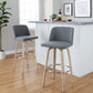 Toriano 30" Fixed-Height Barstool - Set of 2 By LumiSource - B30-TRNOFB-GRTZR2 WWBU2 | Bar Stools | Modishstore - 19
