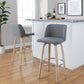 Toriano 30" Fixed-Height Barstool - Set of 2 By LumiSource - B30-TRNOFB-GRTZR2 WWBU2 | Bar Stools | Modishstore - 20