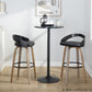 Grotto 30" Fixed-Height Barstool - Set of 2 By LumiSource - B30-GROTTOPU-GRTZR2 NANABN2 | Bar Stools | Modishstore - 33