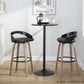 Grotto 30" Fixed-Height Barstool - Set of 2 By LumiSource - B30-GROTTOPU-GRTZR2 NANABN2 | Bar Stools | Modishstore - 34