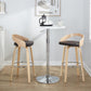 Grotto 30" Fixed-Height Barstool - Set of 2 By LumiSource - B30-GROTTOPU-GRTZR2 NANABN2 | Bar Stools | Modishstore