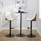 Gianna Adjustable Barstool - Set of 2 By LumiSource - BS-GNNPU-RT2 BKWLW2 | Bar Stools | Modishstore - 3