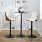 Gianna Adjustable Barstool - Set of 2 By LumiSource - BS-GNNPU-RT2 BKWLW2 | Bar Stools | Modishstore - 4