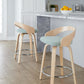 Grotto 24" Fixed-Height Counter Stool - Set of 2 By LumiSource - B24-GROTTOFB-GRTZR2 NANALGN2 | Counter Stools | Modishstore