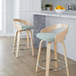 Grotto 24" Fixed-Height Counter Stool - Set of 2 By LumiSource - B24-GROTTOFB-GRTZR2 NANALGN2 | Counter Stools | Modishstore - 2