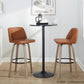 Toriano 30" Fixed-Height Barstool - Set of 2 By LumiSource - B30-TRNOPU-GRTZQ2 LGYBK2 | Bar Stools | Modishstore - 13