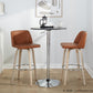 Toriano 30" Fixed-Height Barstool - Set of 2 By LumiSource - B30-TRNOPU-GRTZR2 WWBK2 | Bar Stools | Modishstore - 11