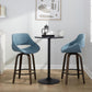 Fabrico 26" Fixed-Height Counter Stool - Set of 2 By LumiSource - B26-FBCOFB-GRTZQ2 BNBU2 | Counter Stools | Modishstore - 3