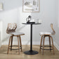 Folia 24" Fixed-Height Barstool - Set of 2 By LumiSource - B24-FOLIAFB-GRTZQ2 LGYLGYLGY2 | Bar Stools | Modishstore - 2
