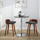 Maya 24" Fixed-Height Counter Stool - Set of 2 By LumiSource - B24-MAYAFB-GRTZS2 WLWLCHAR2 | Counter Stools | Modishstore - 3