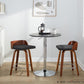 Maya 24" Fixed-Height Counter Stool - Set of 2 By LumiSource - B24-MAYAFB-GRTZS2 WLWLCHAR2 | Counter Stools | Modishstore - 4