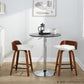 Maya 24" Fixed-Height Counter Stool - Set of 2 By LumiSource - B24-MAYAFB-GRTZX2 WLWLCHAR2 | Counter Stools | Modishstore - 12