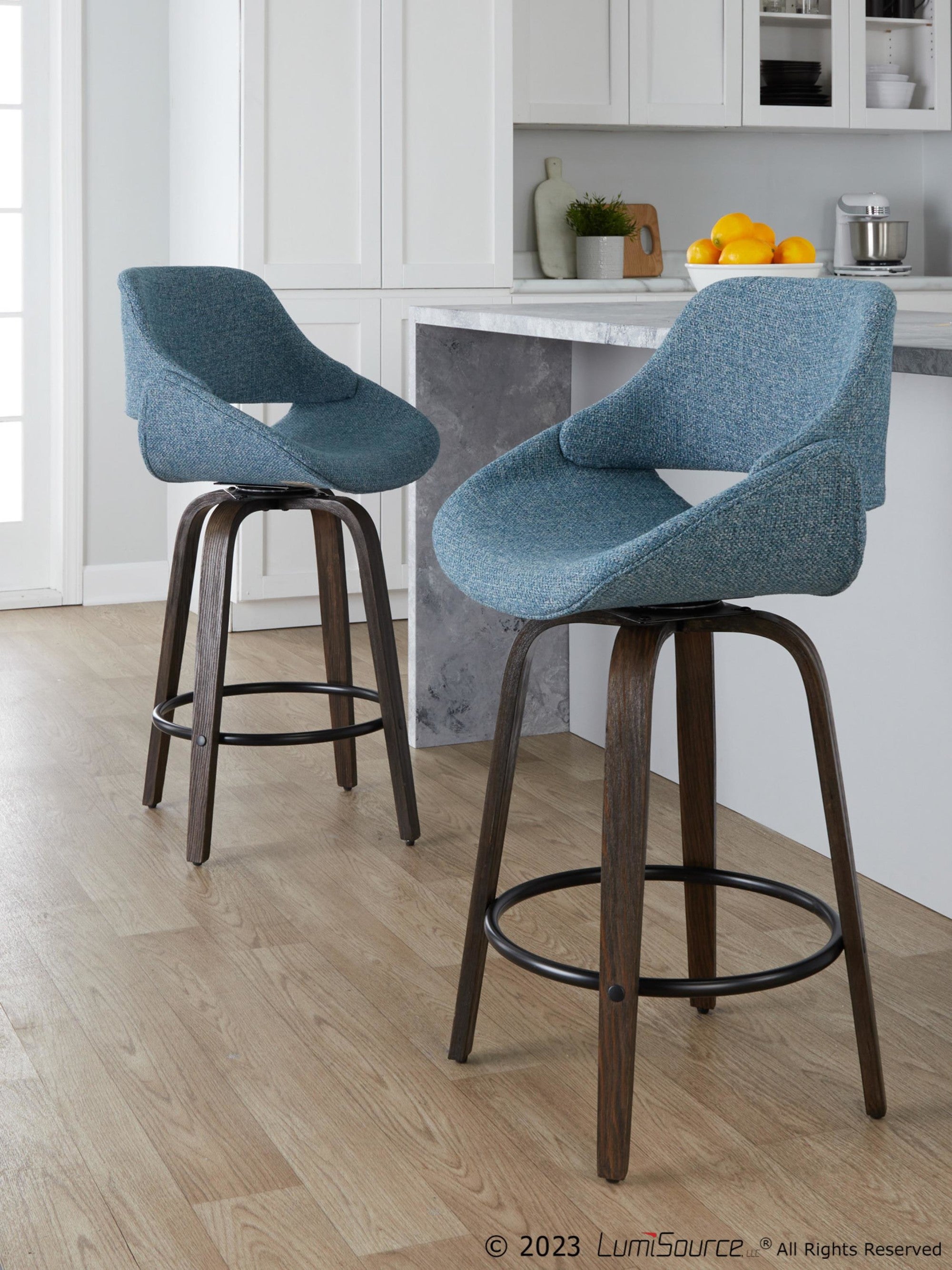 LumiSource Fabrico Counter Stool - Thumbnail 2