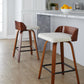 Maya 26" Fixed-Height Counter Stool - Set of 2 By LumiSource - B26-MAYAFB-GRTZX2 WLWLCHAR2 | Counter Stools | Modishstore - 11