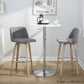 Toriano 30" Fixed-Height Barstool - Set of 2 By LumiSource - B30-TRNOFB-GRTZR2 WWNCR2 | Bar Stools | Modishstore - 13