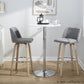 Toriano 30" Fixed-Height Barstool - Set of 2 By LumiSource - B30-TRNOFB-GRTZR2 WWNCR2 | Bar Stools | Modishstore - 14